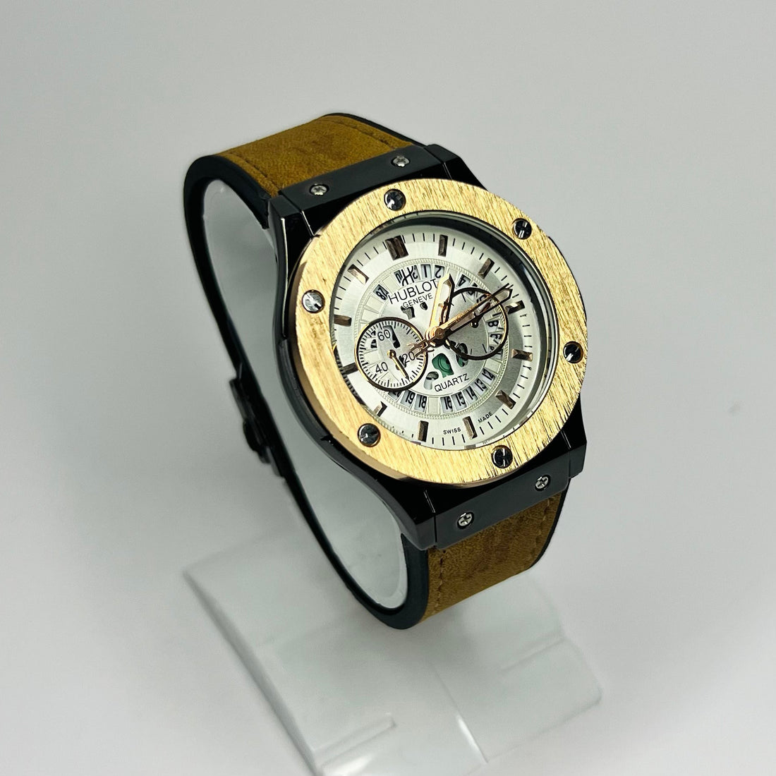 HB Strap Gold Bezel Skeleton in Strap
