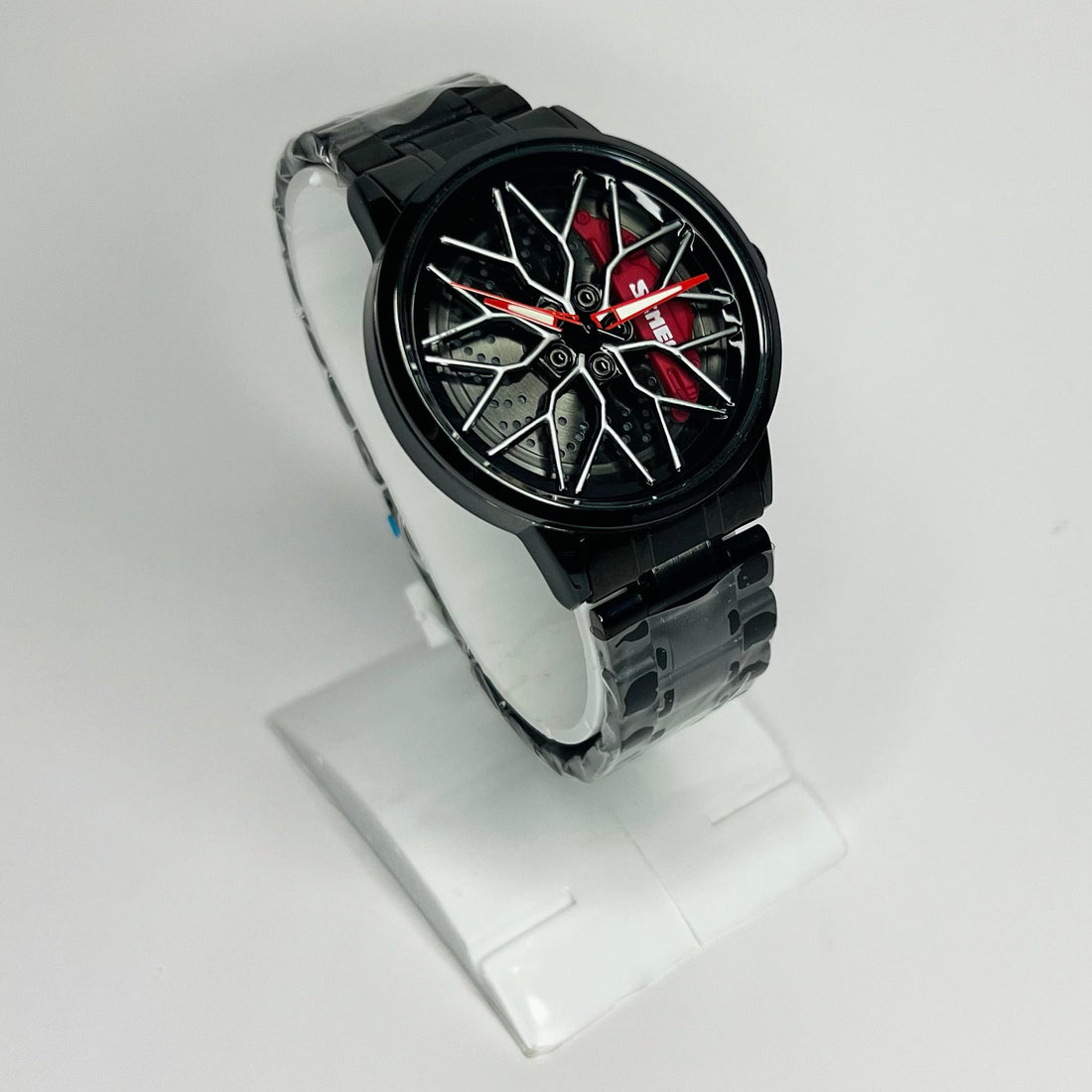 Spinning Car Wheel Red | 44mm | Stainless Steel