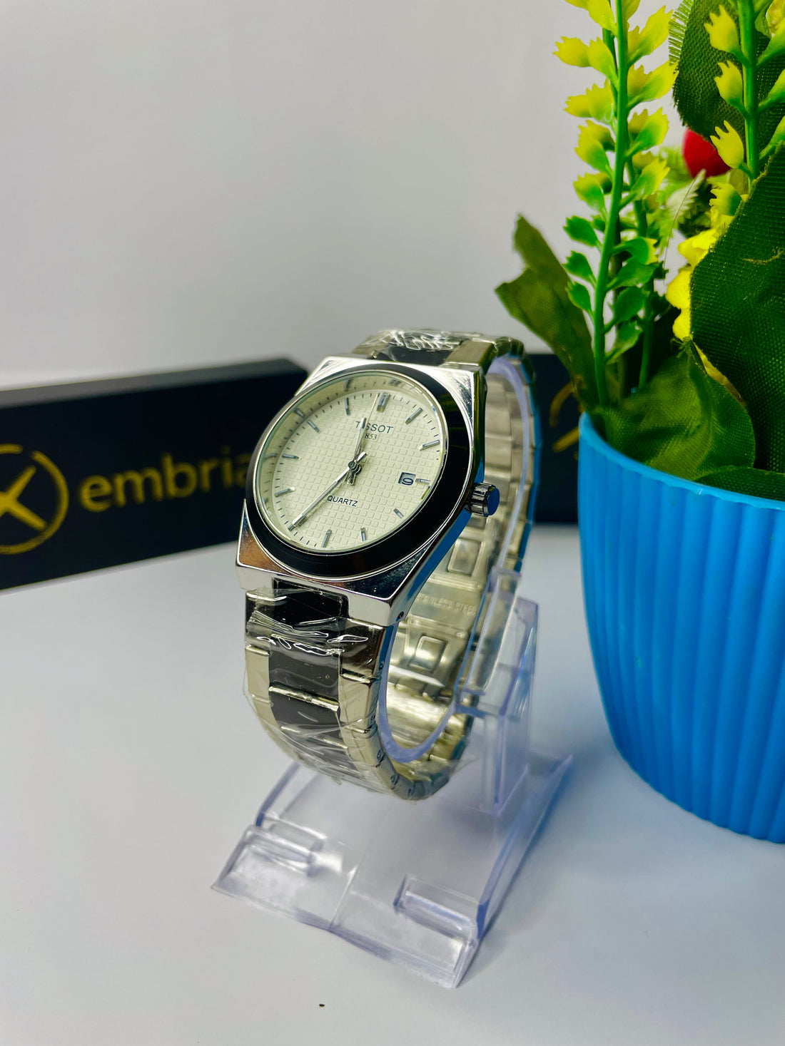 Tissot PRX Black with White Dial