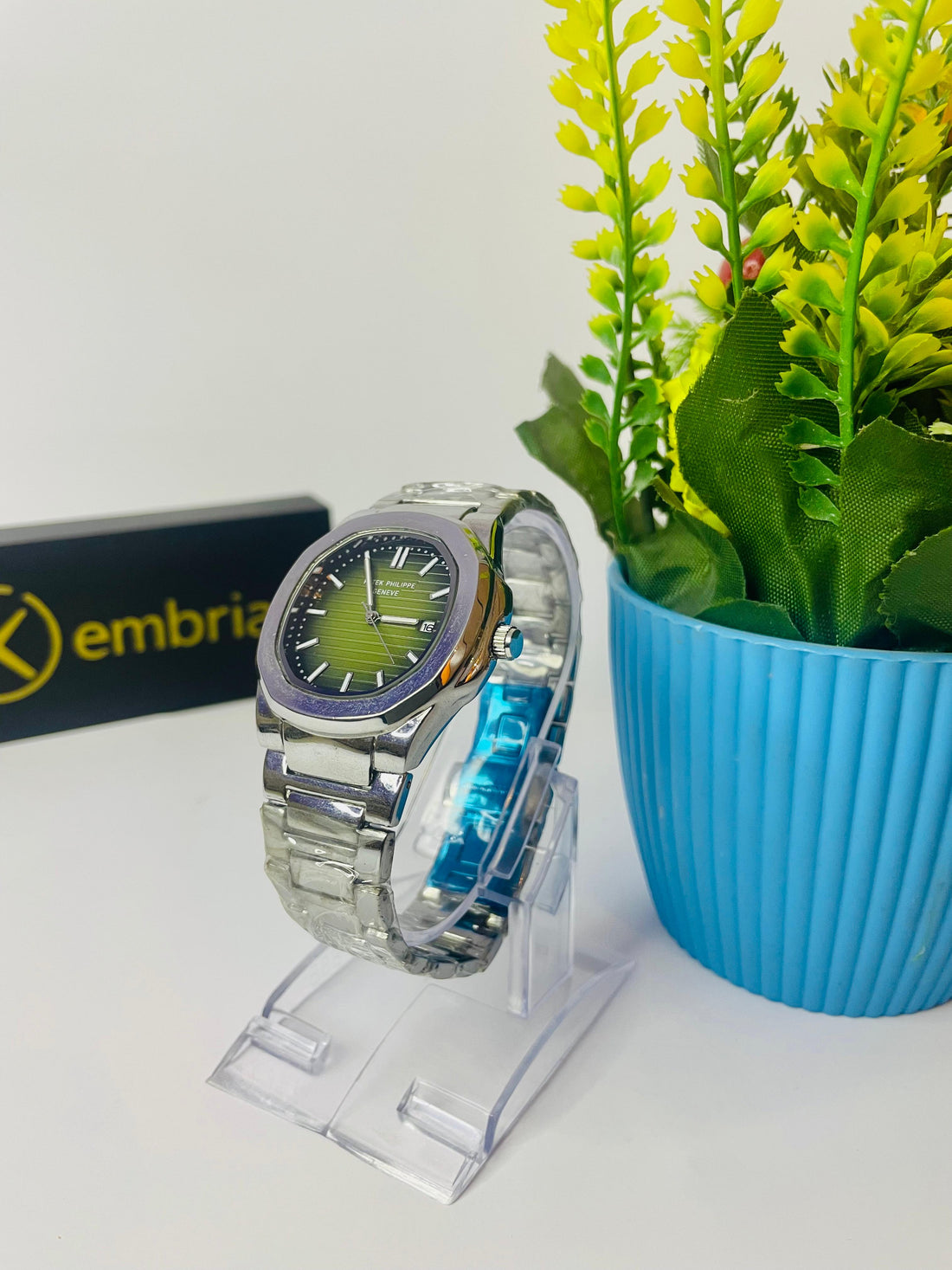 Patik phillipe with Green Dial